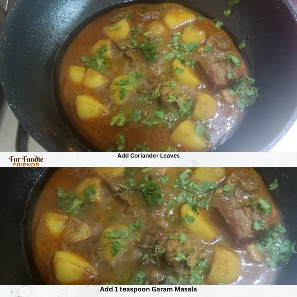 Aloo gosht/Patato and meat curry