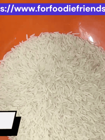 how to wash and soak rice