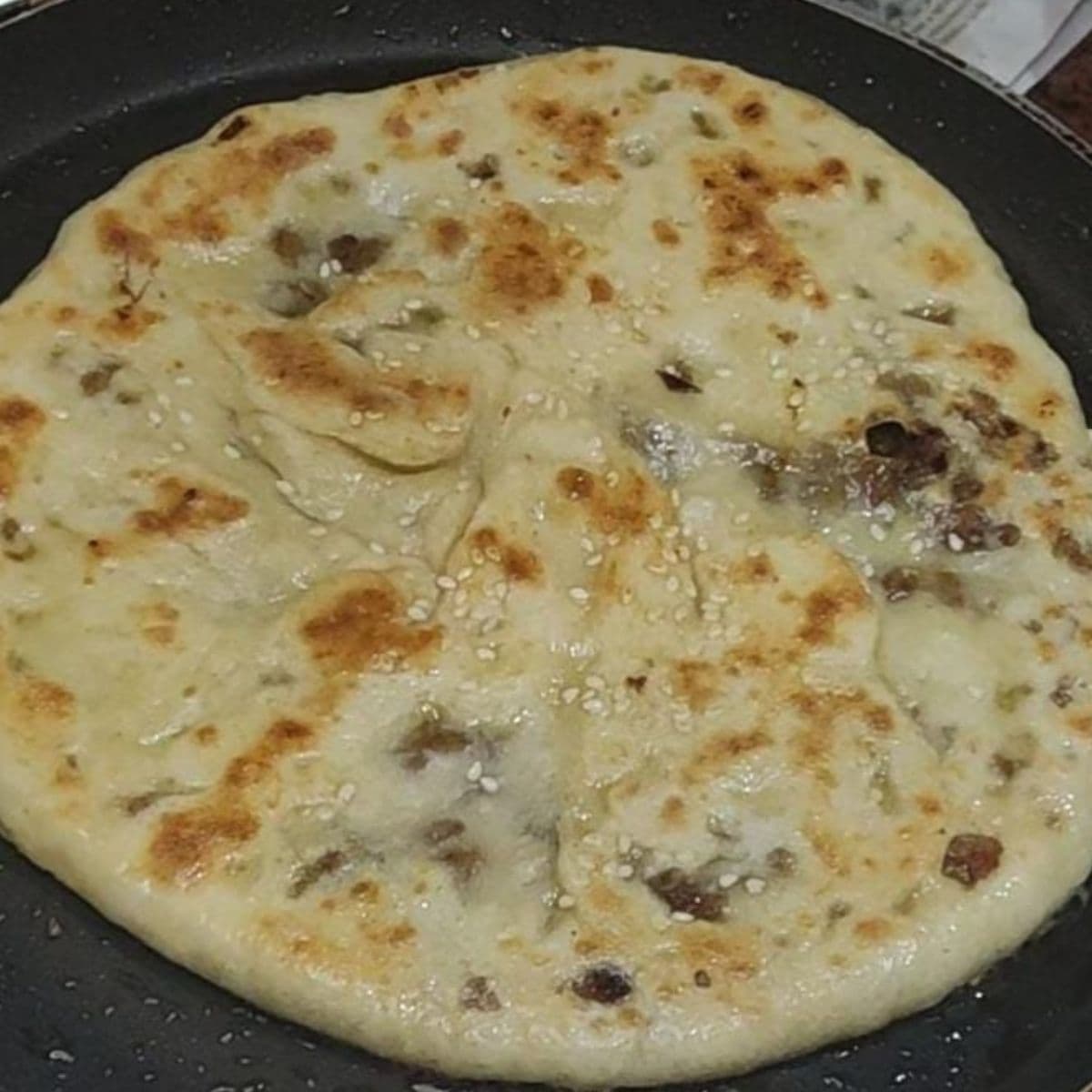 steps to ready and cook keema naan or stuffed naan at home