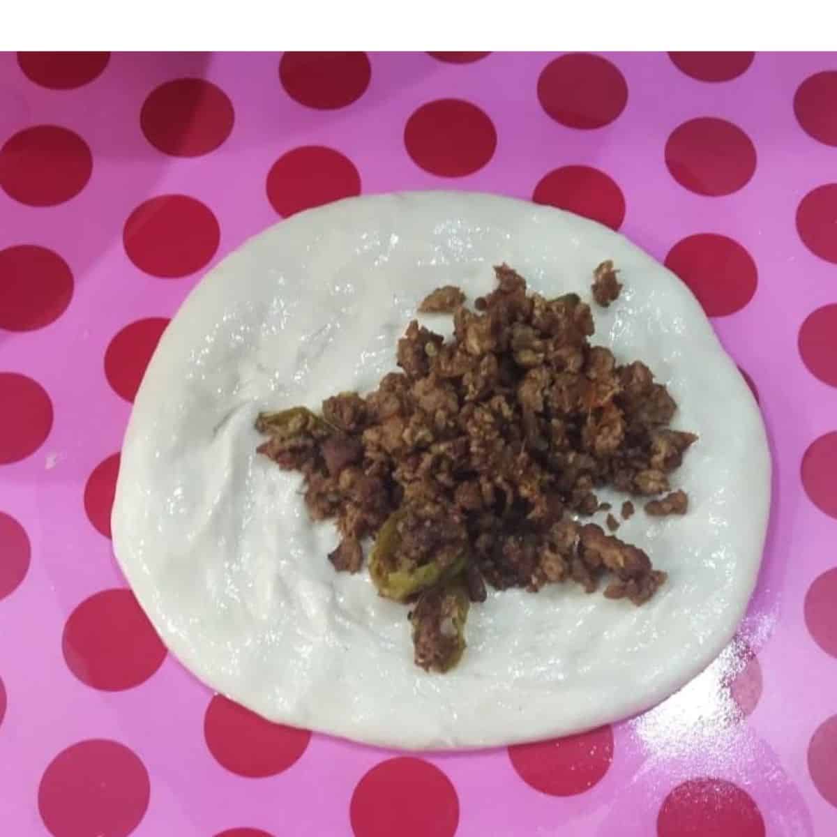 steps to ready and cook keema naan or stuffed naan at home