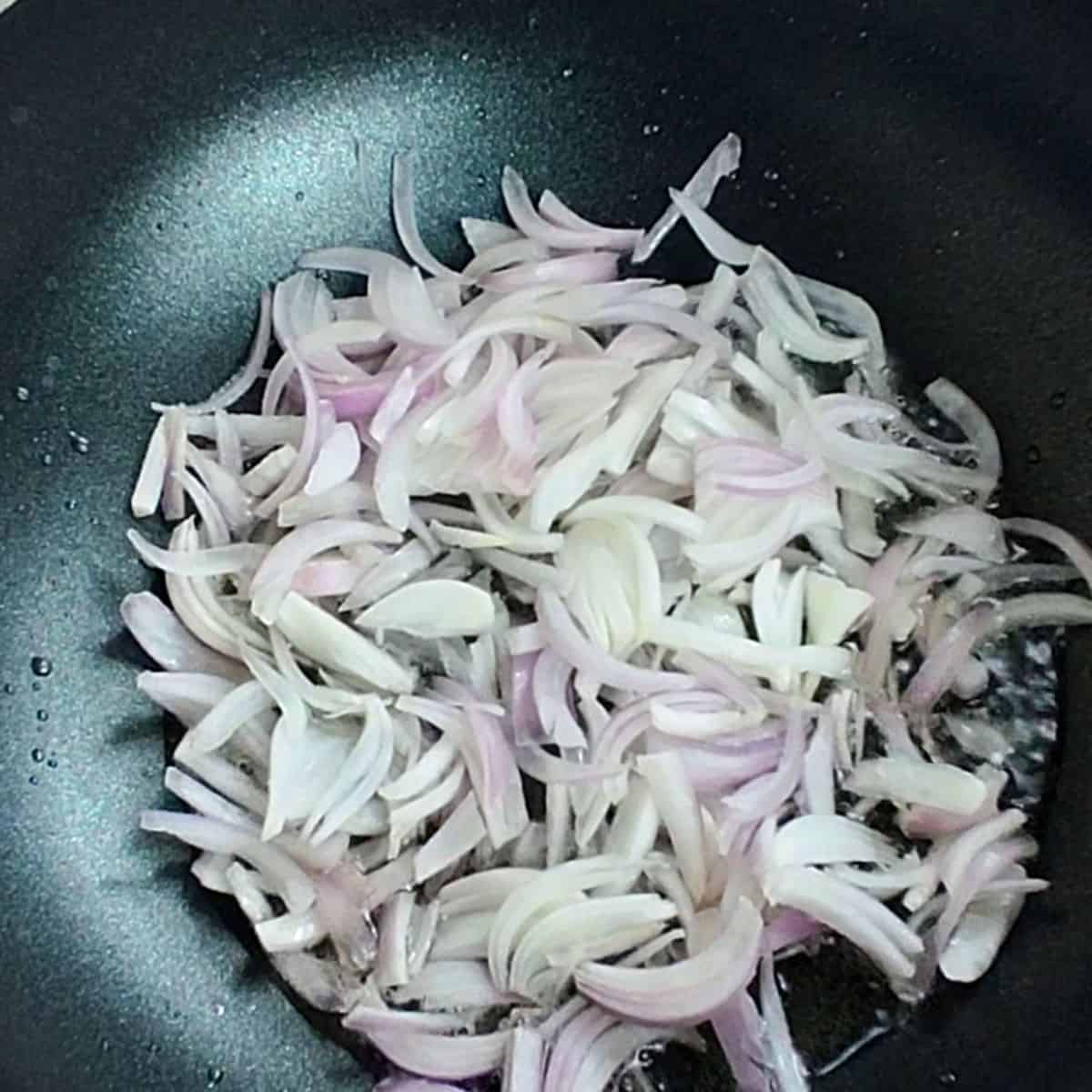saute onions