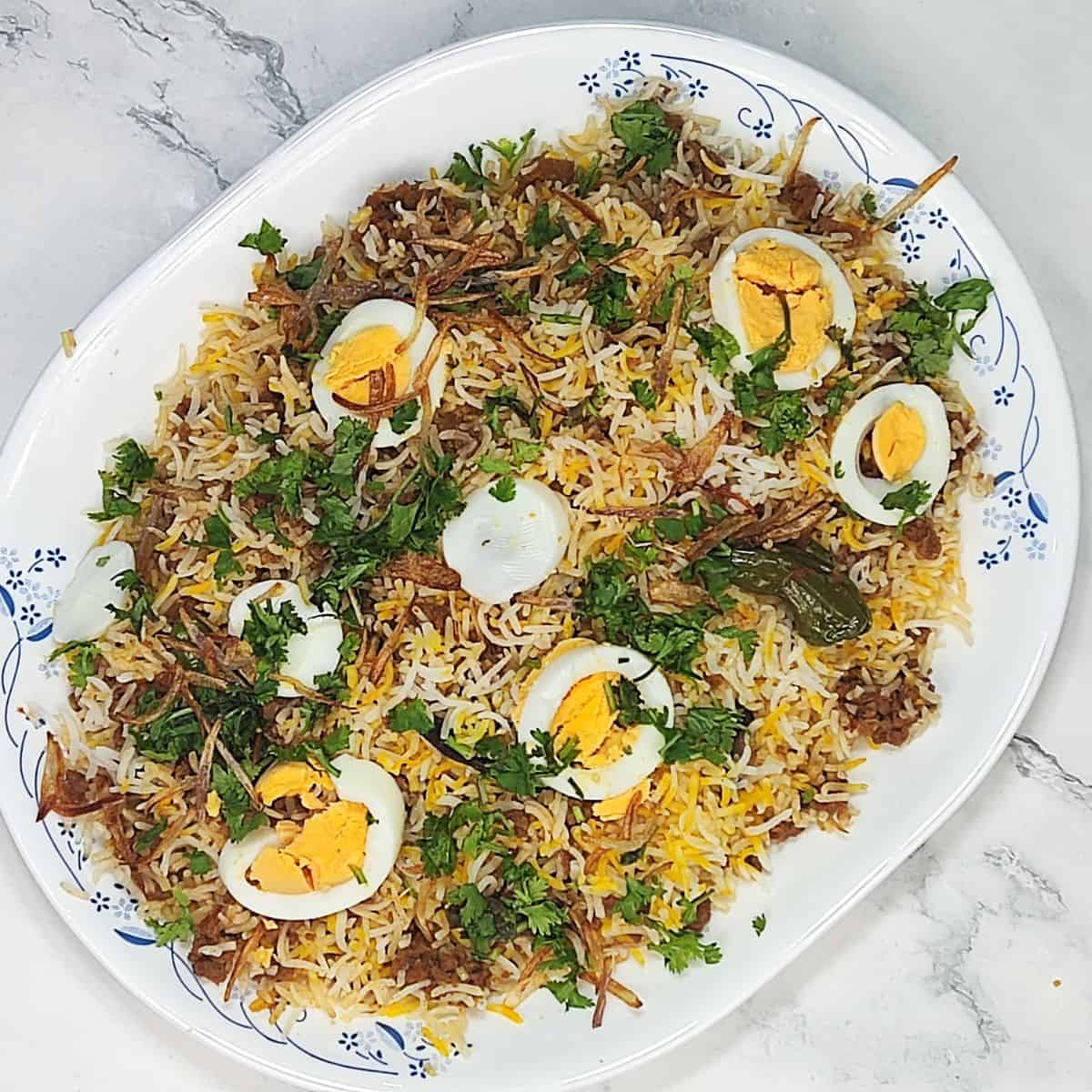 keema pulao main
