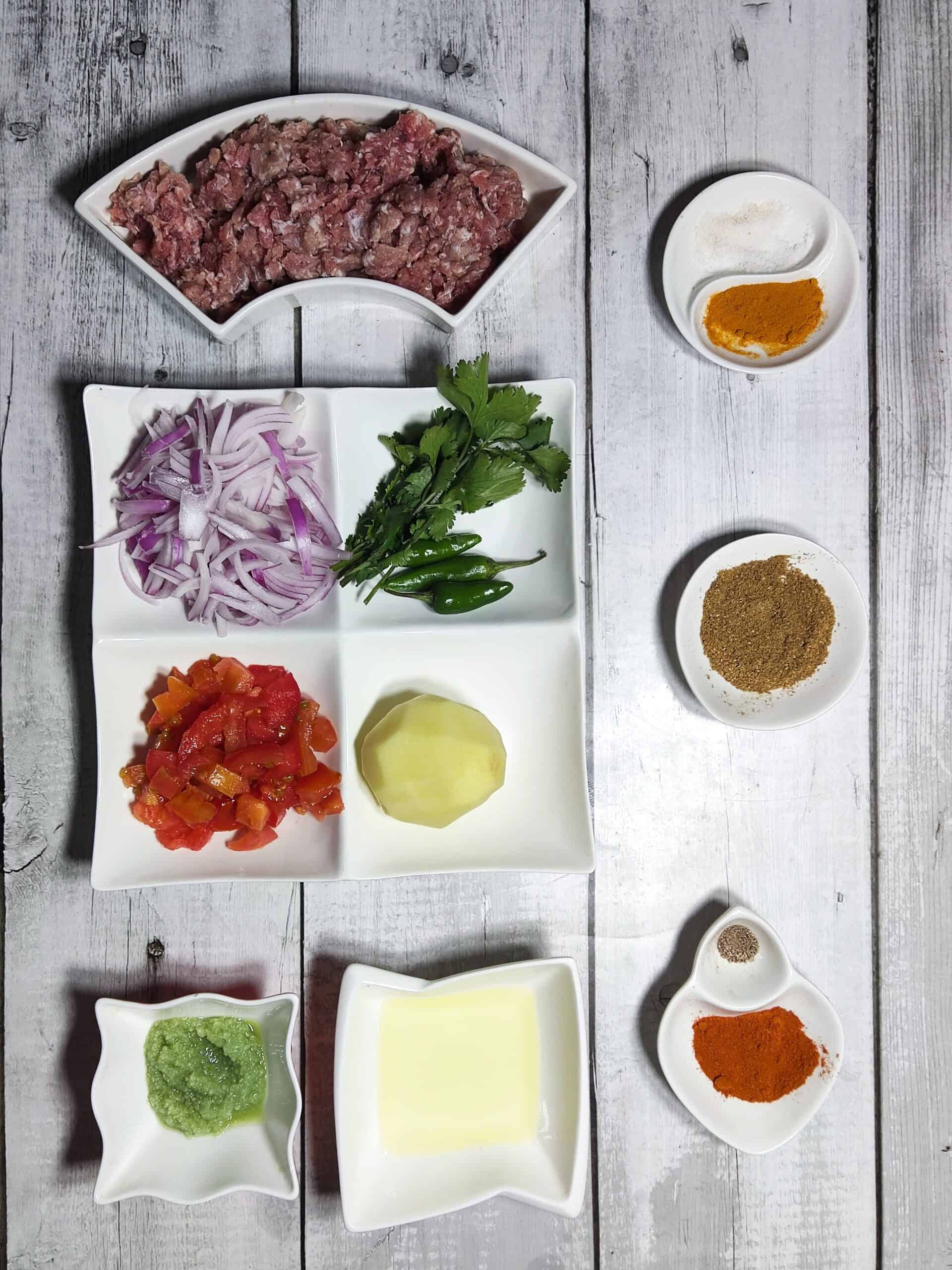 Keema karahi, Ground Meat, minced curry