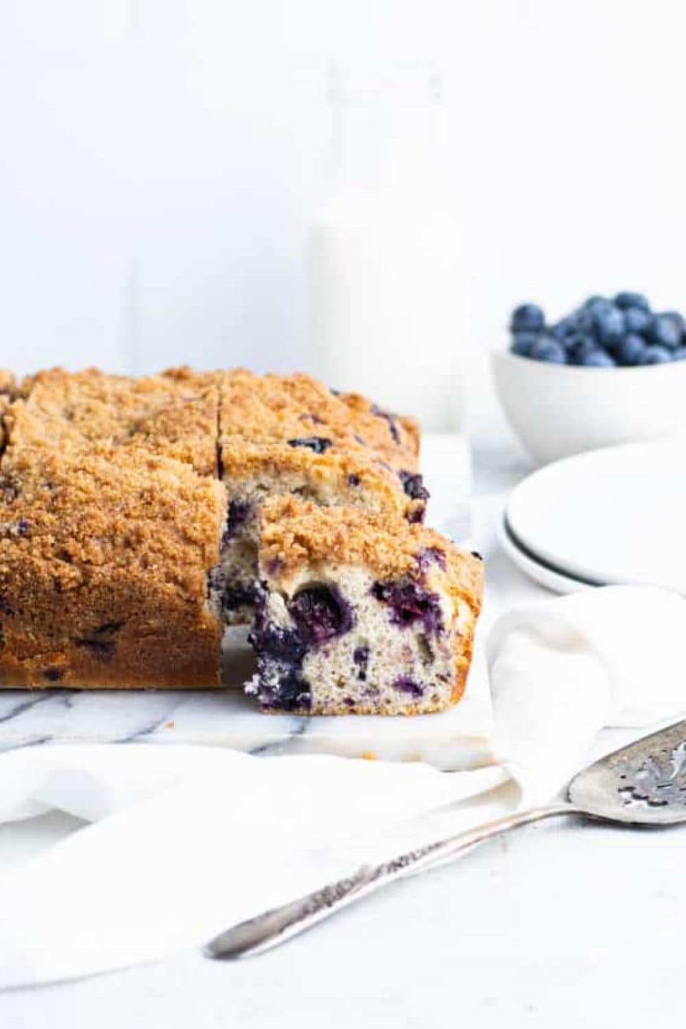 blueberry buckle classic American cake streusel topping tender crumb juicy berries cinnamon family heirloom recipe