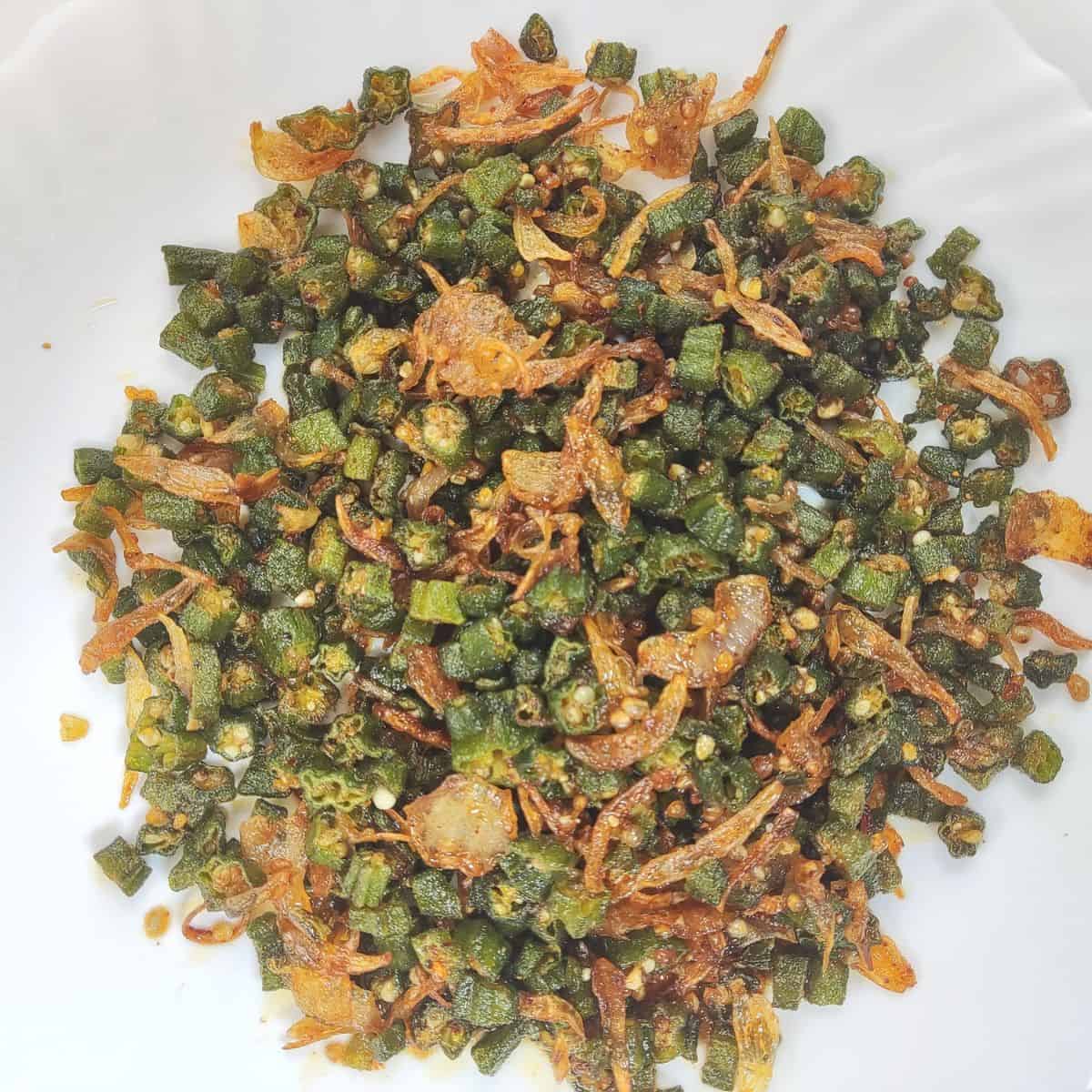 Okra fried Recipe