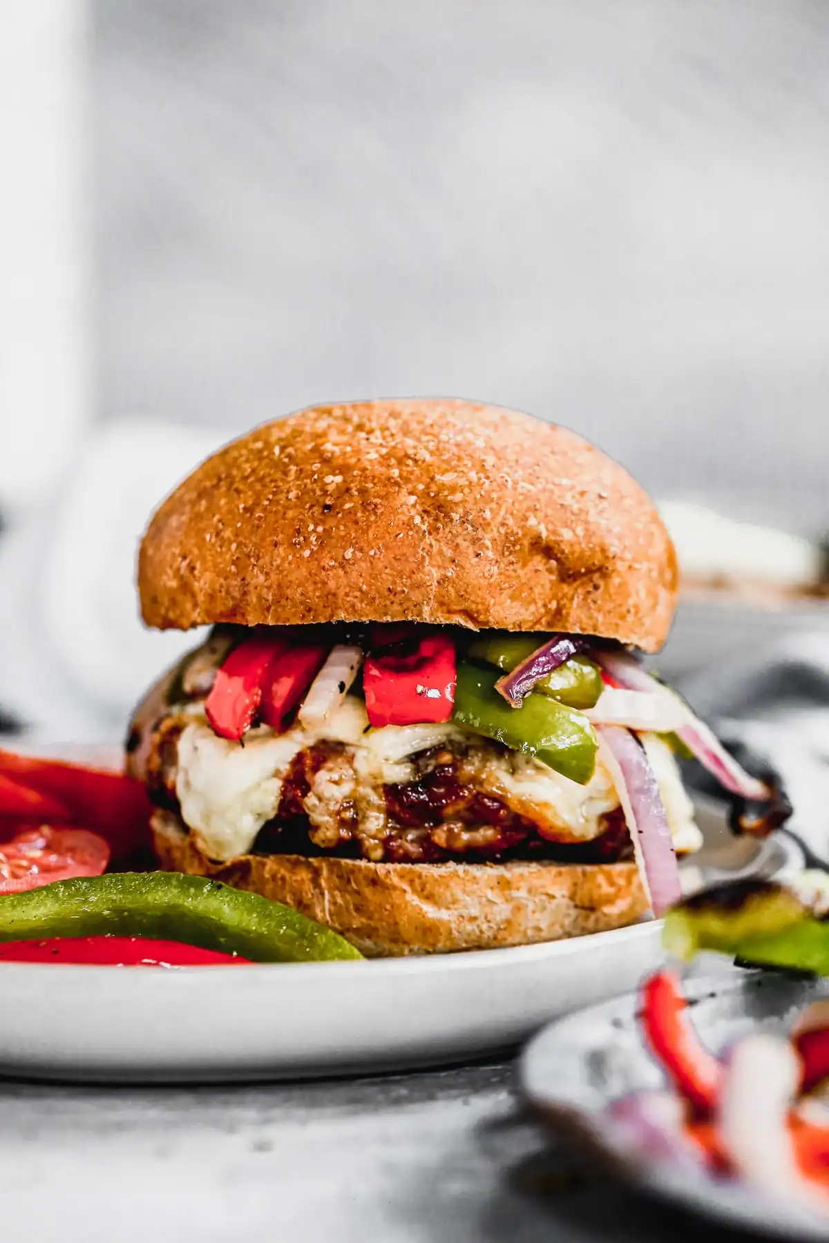 Italian turkey burgers Parmesan basil sun-dried tomatoes mozzarella marinara Italian seasoning Mediterranean hearty