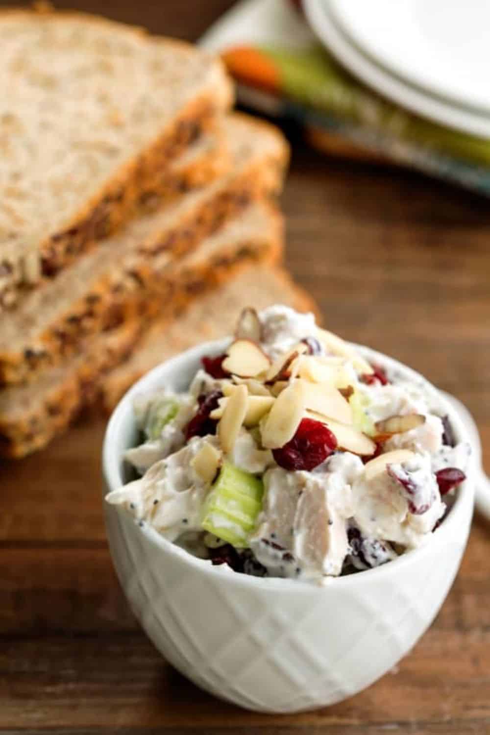 Greek yogurt chicken salad lighter alternative tangy creamy classic celery dill lemon protein-packed healthy lunch