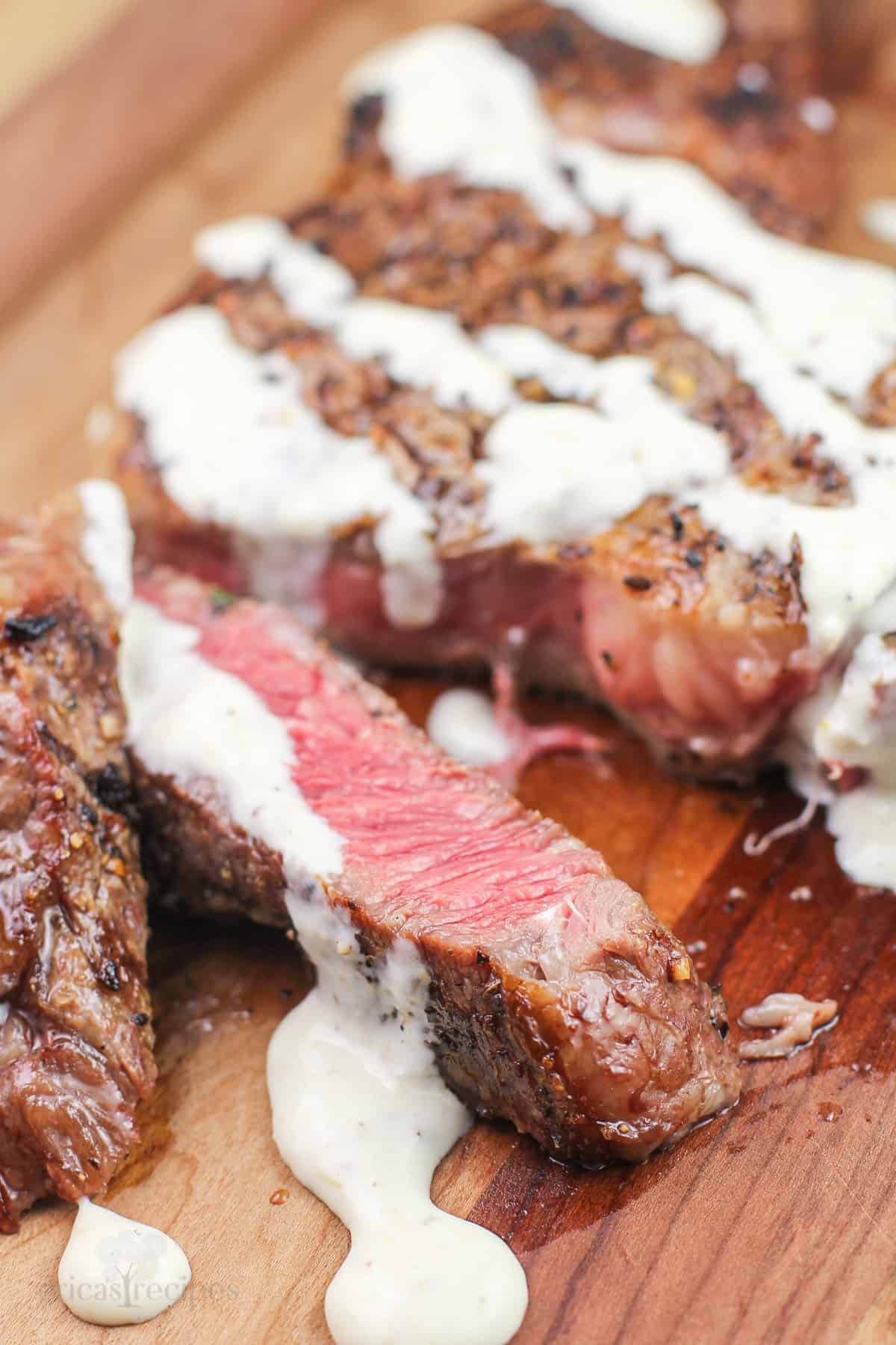 grilled steak horseradish Dijon sauce creamy zesty bright restaurant-quality steakhouse classic special occasion