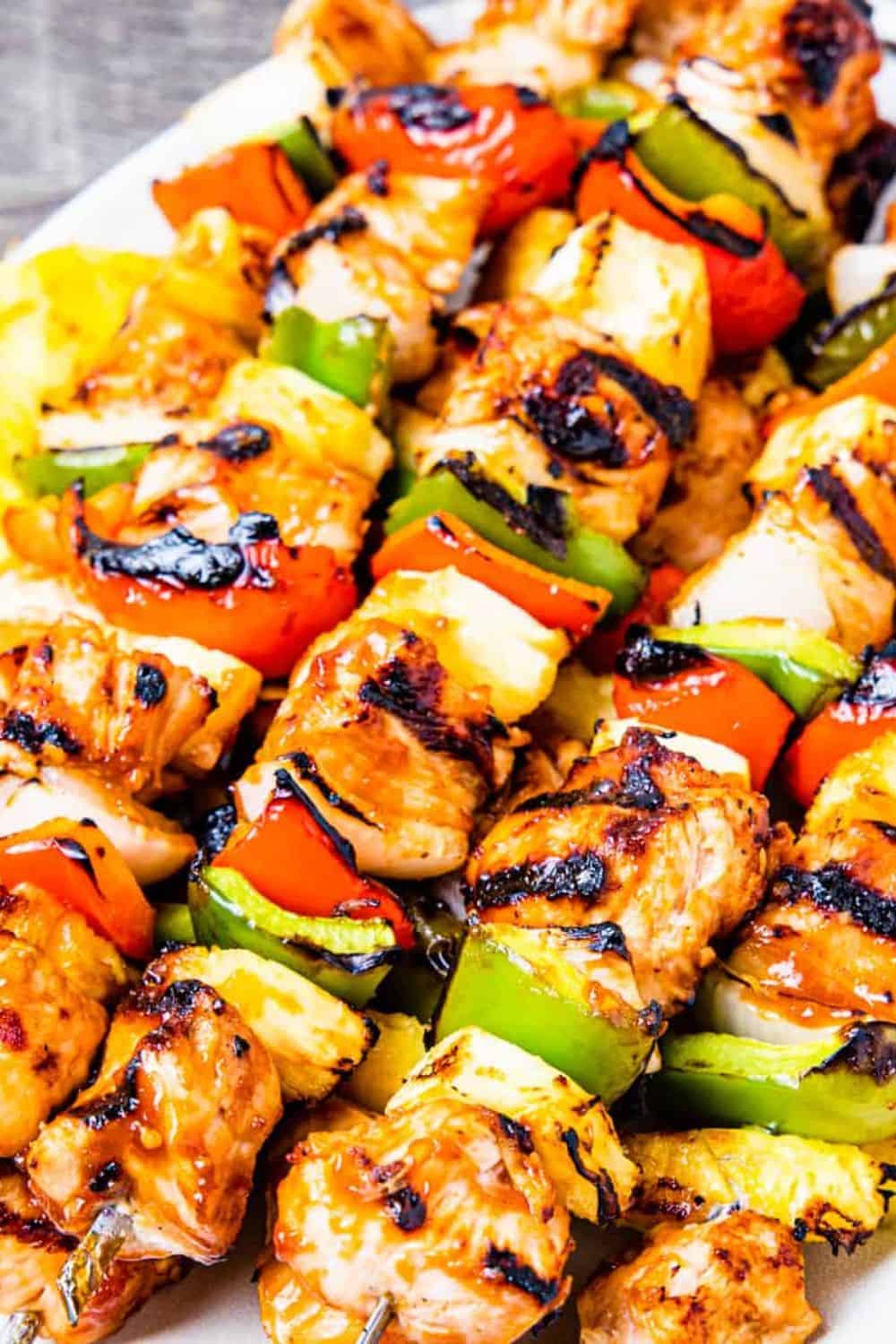 Hawaiian Huli Huli Chicken Kebabs