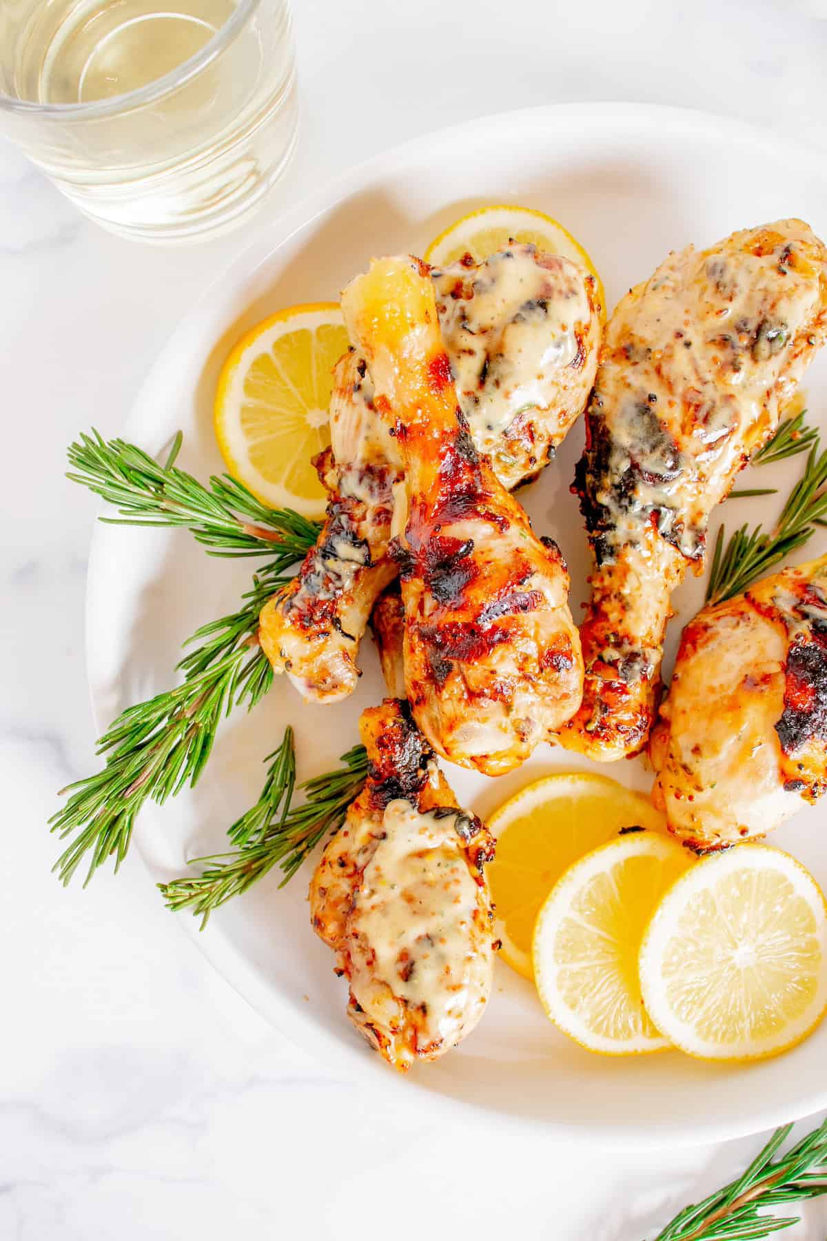 grilled honey mustard chicken drumsticks sweet tangy marinade glazed crispy skin family-friendly budget-friendly BBQ