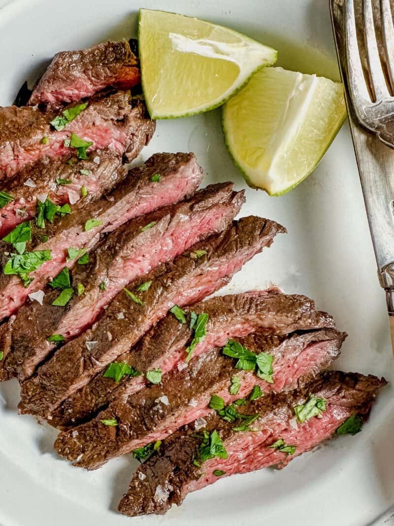 arrachera Mexican skirt steak coconut aminos lime garlic spices grilled tacos fajitas authentic guacamole salsa