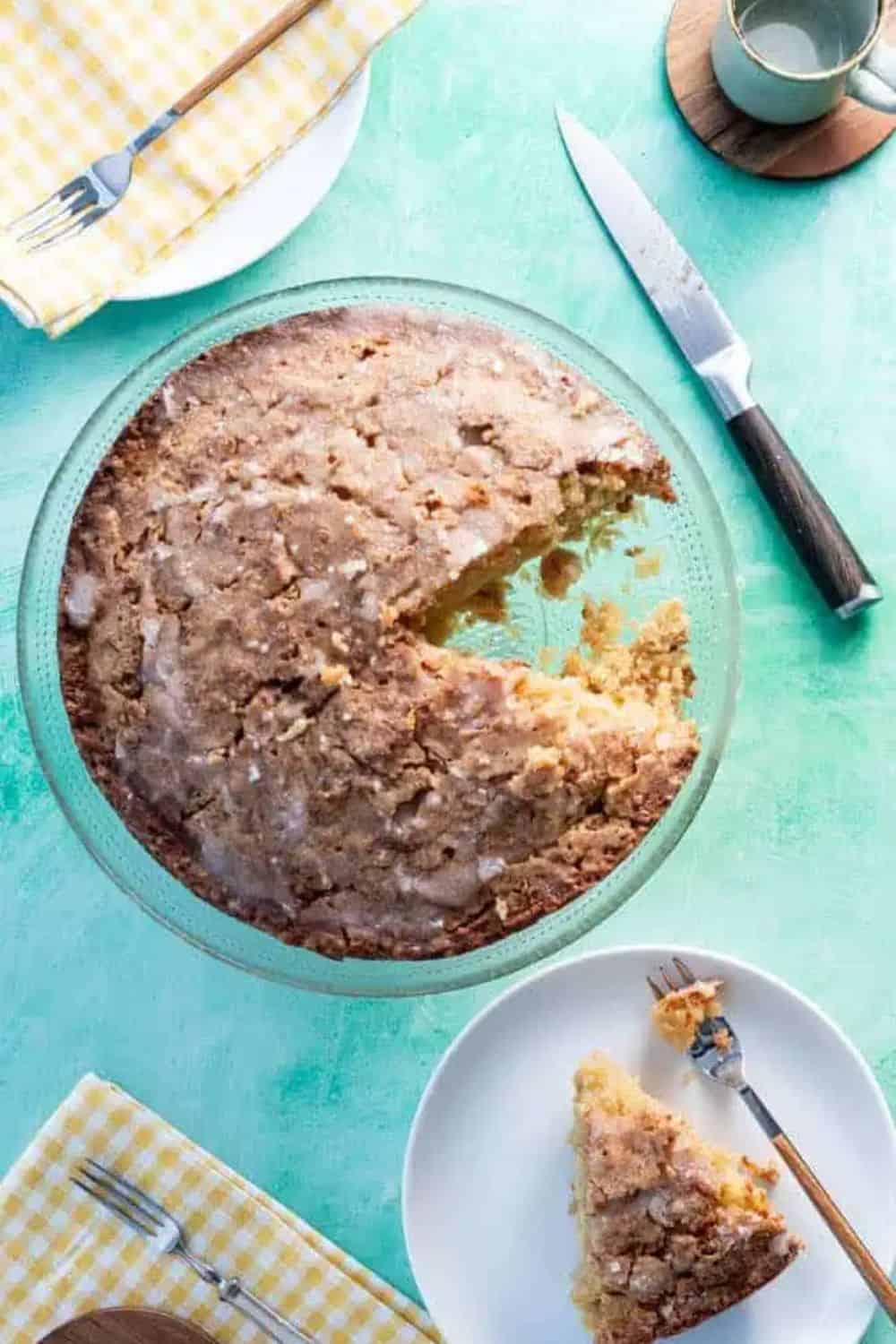 lemon courgette zucchini cake British loaf cake hidden vegetable moist lemon glaze garden zucchini summer baking