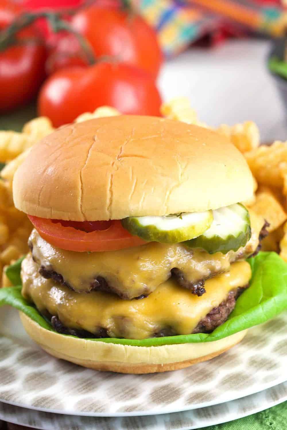 smash burgers steakhouse-style garlic butter caramelized onions premium chuck blue cheese restaurant-quality elevated