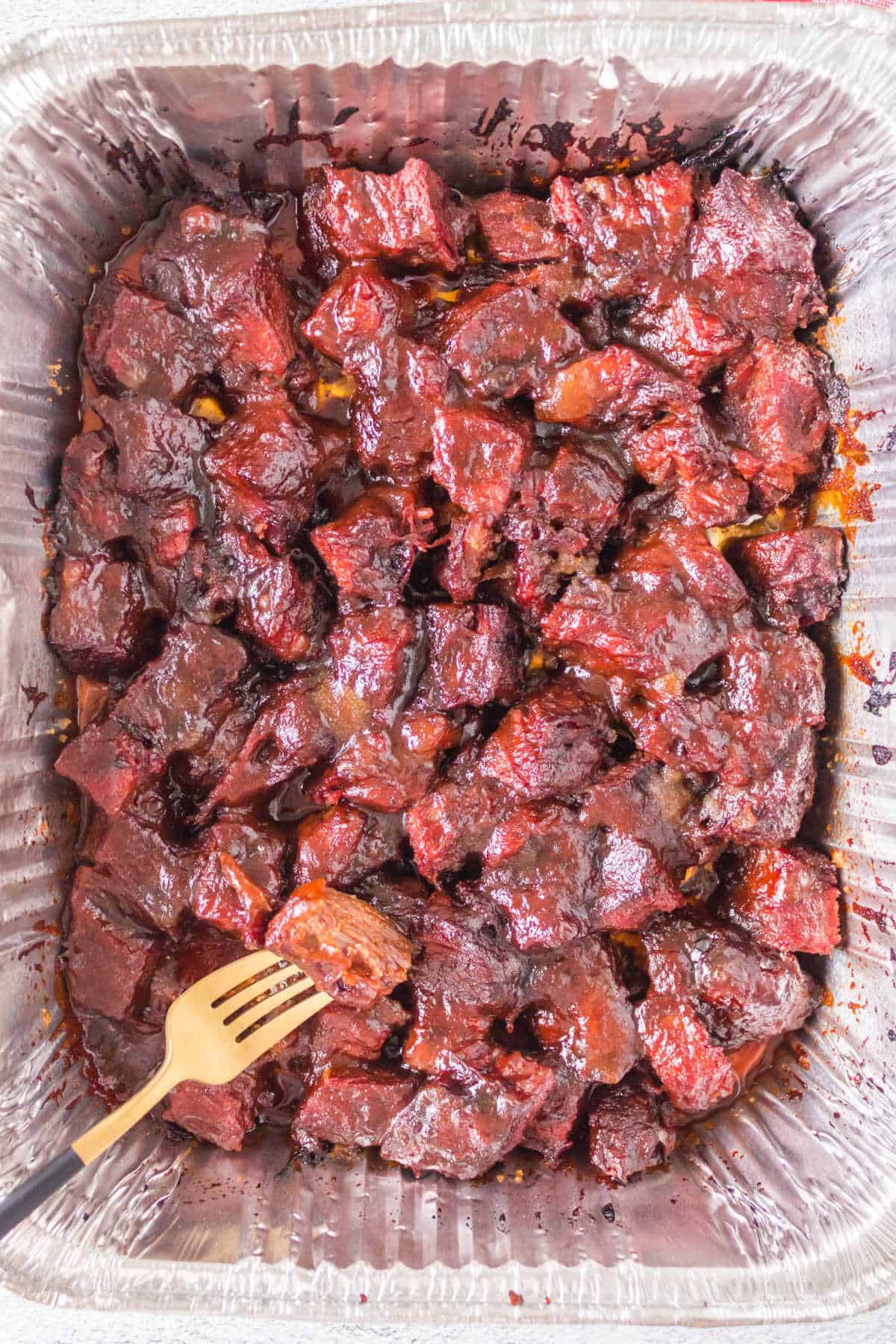 burnt ends smoked chuck roast Kansas City BBQ tender caramelized bark BBQ sauce sticky cubes pitmaster classic