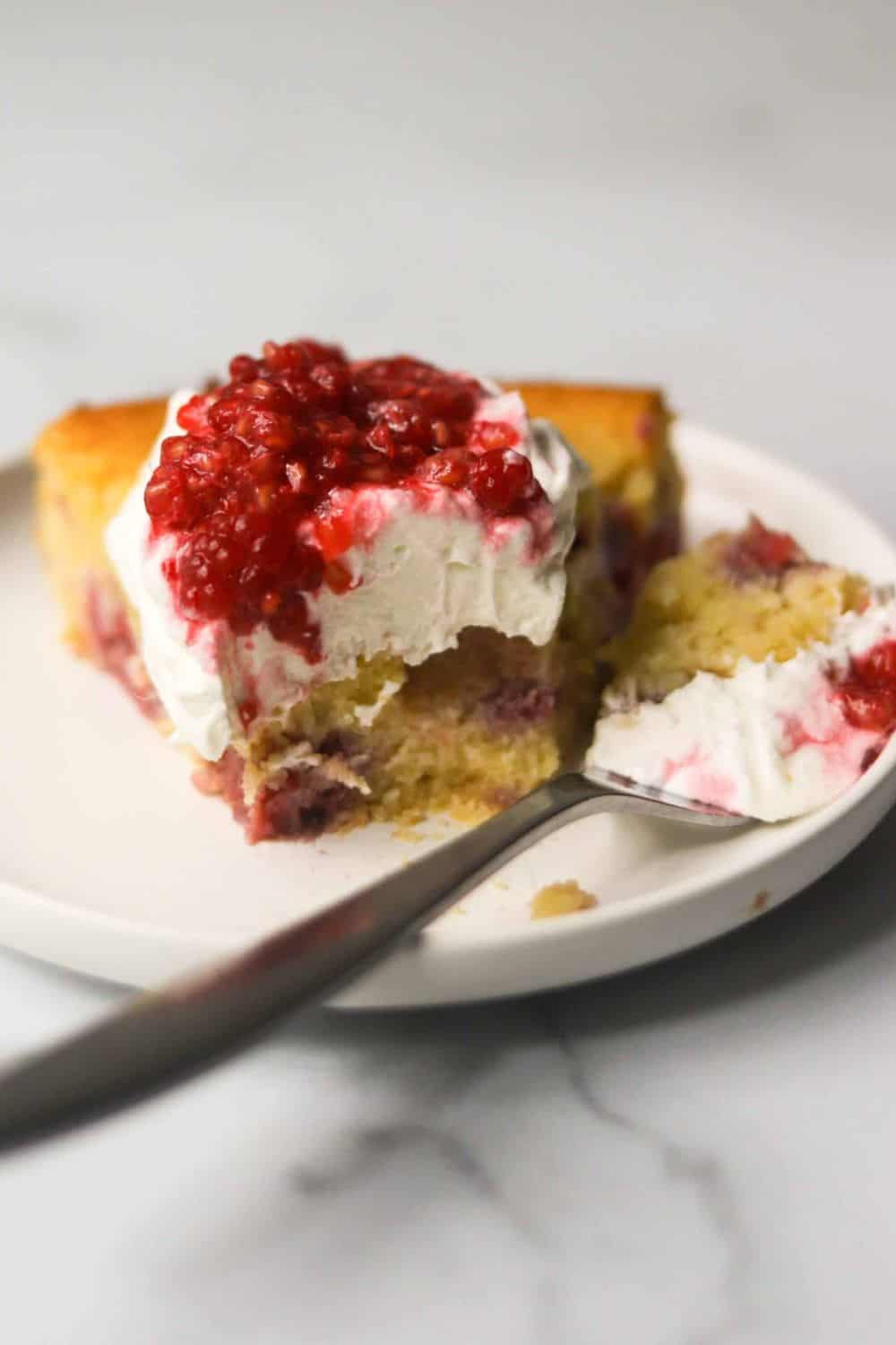 summer raspberry cake light moist ricotta almond flour lemon ultra-tender adaptable gluten-free dairy-free vegan summer