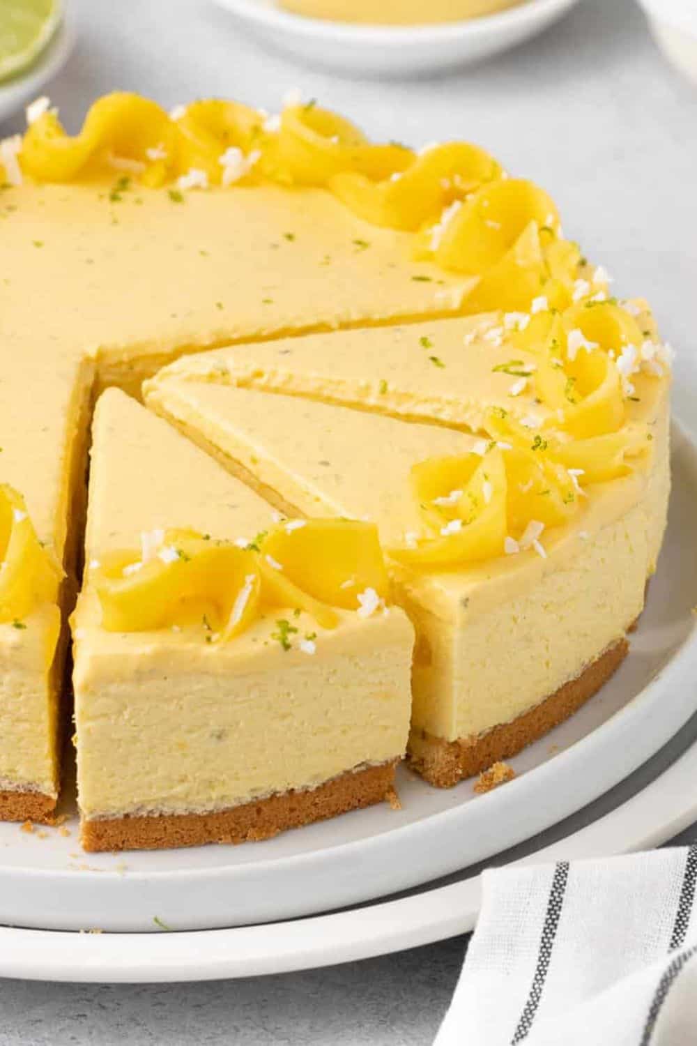 mango mousse cake light airy buttery sablé base coconut cream tropical patisserie-style elegant entertaining showstopper