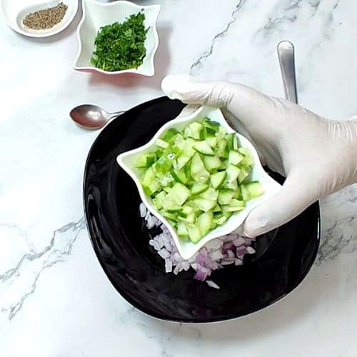 Easy Healthy Mix Salad ingredients