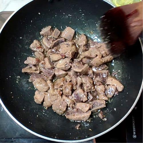 kaleji liver fry making process