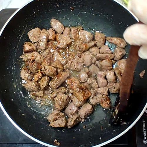 kaleji liver fry making process