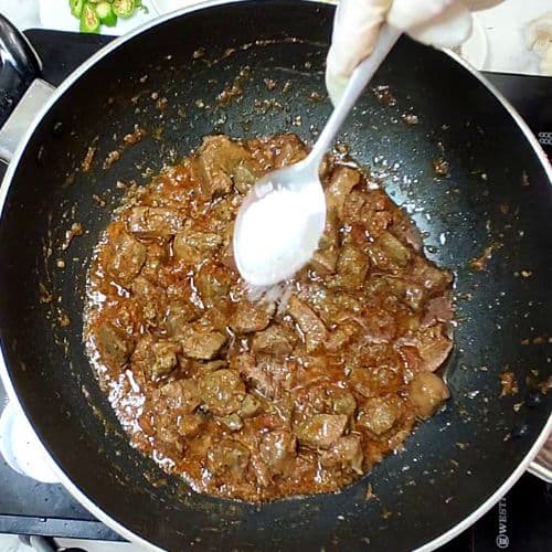 kaleji liver fry making process