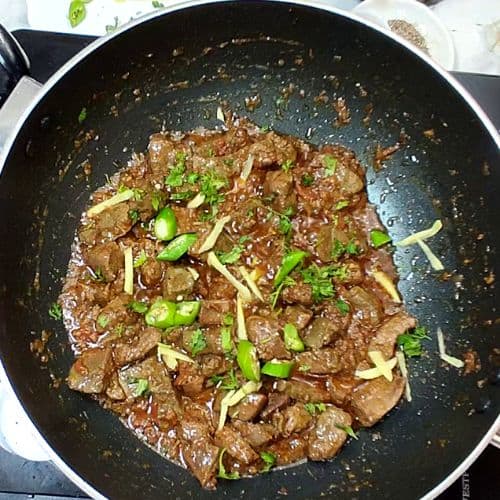 kaleji liver fry making process