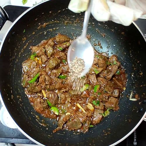 kaleji liver fry making process