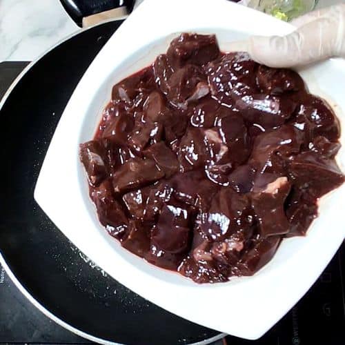 kaleji liver fry making process