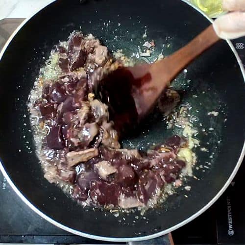 kaleji liver fry making process