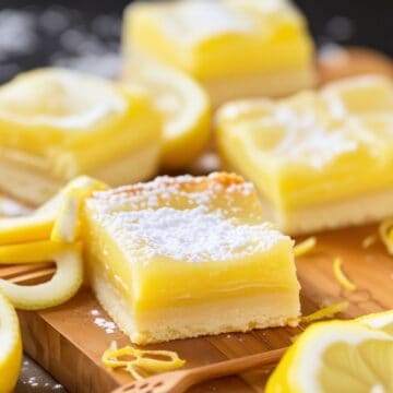 Lemon Bars square thumbnail powdered sugar citrus dessert