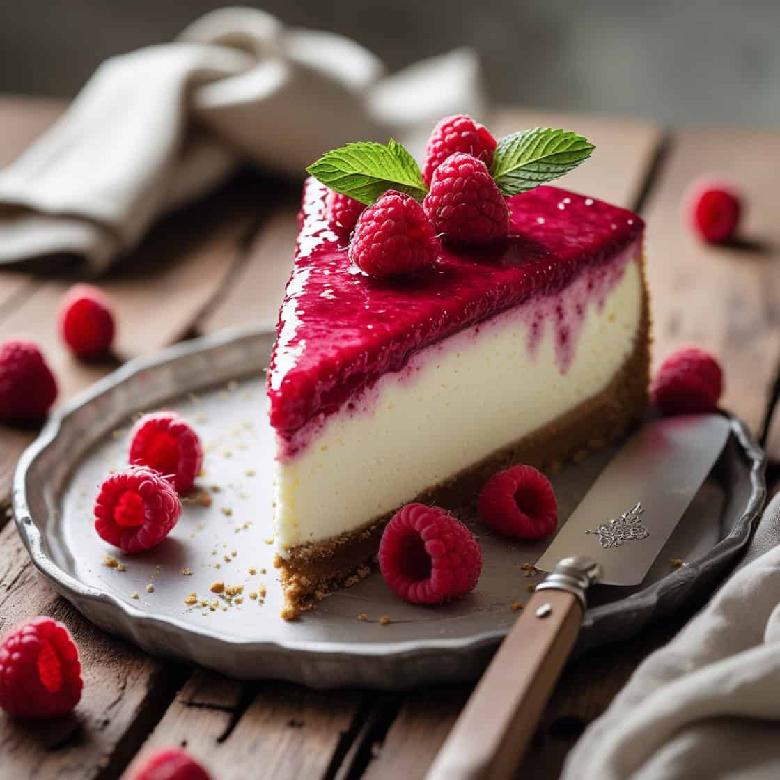 RASPBERRY CHEESECAKE - Decor | Dine | Diy