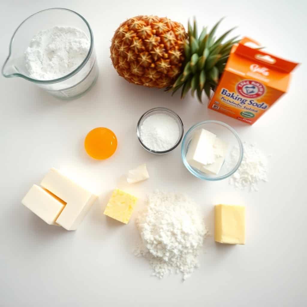 hawaiian pineapple cake batter being poured into pan