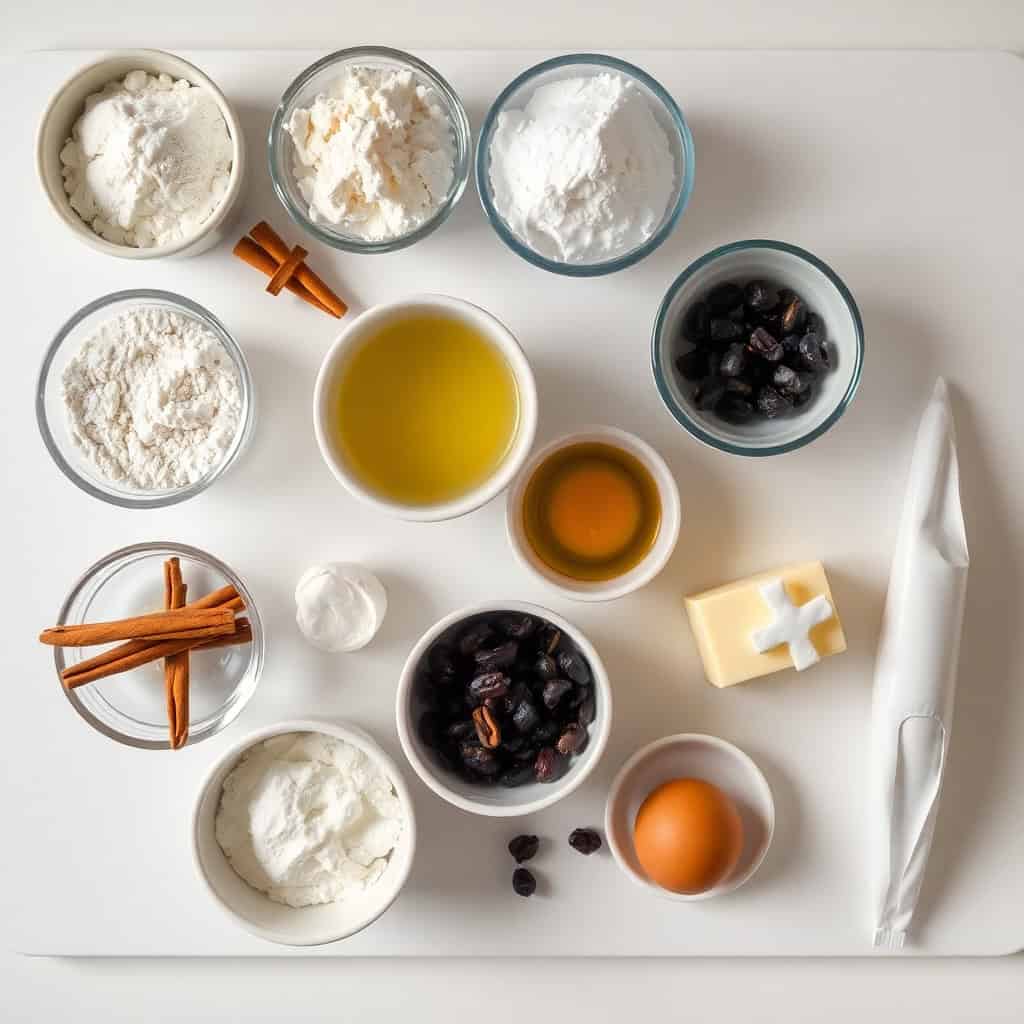 Hot Cross Buns ingredients spices raisins enriched dough Easter baking