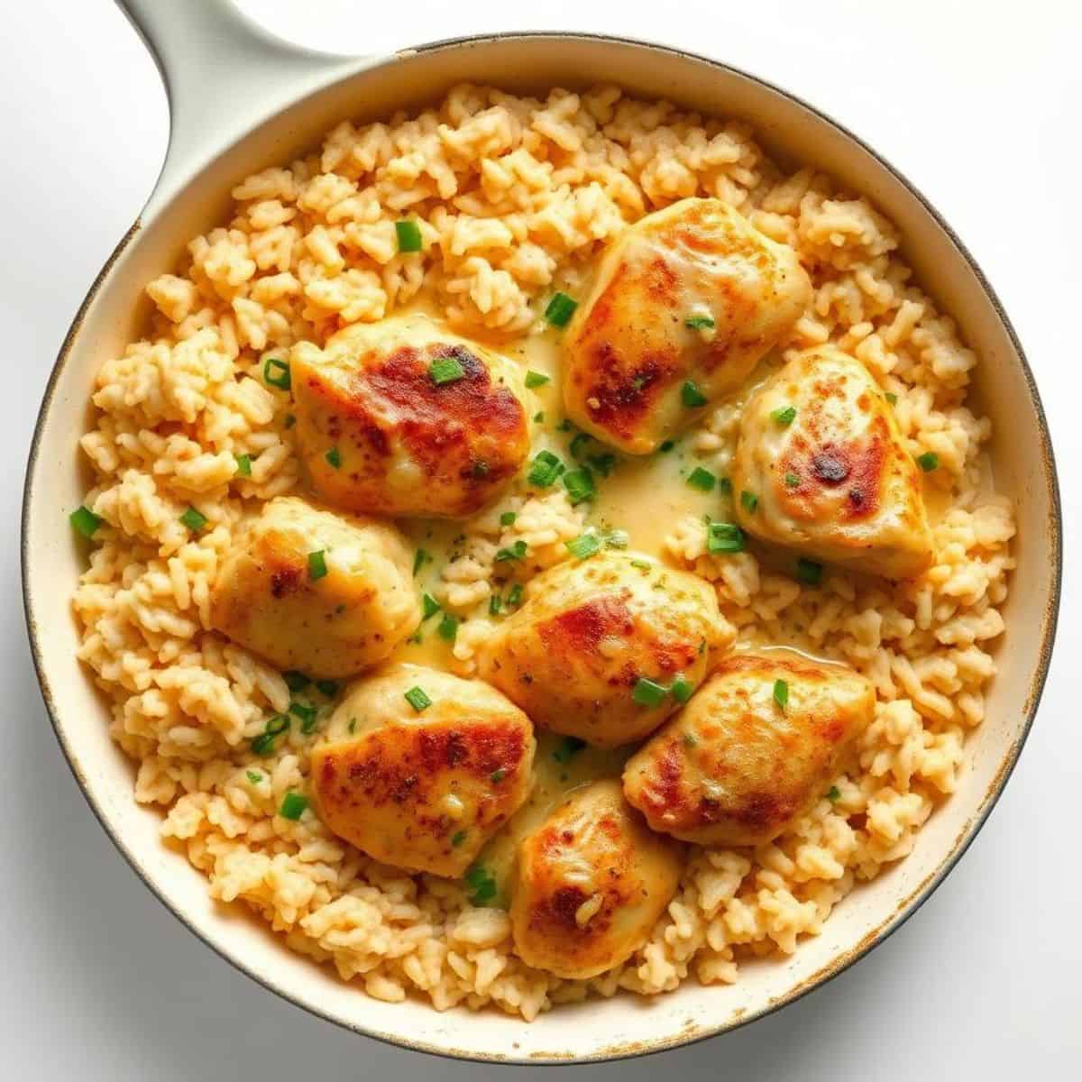 Parmesan Chicken Rice One-Pan Creamy Parmesan Chicken and Rice | Forfoodiefriends