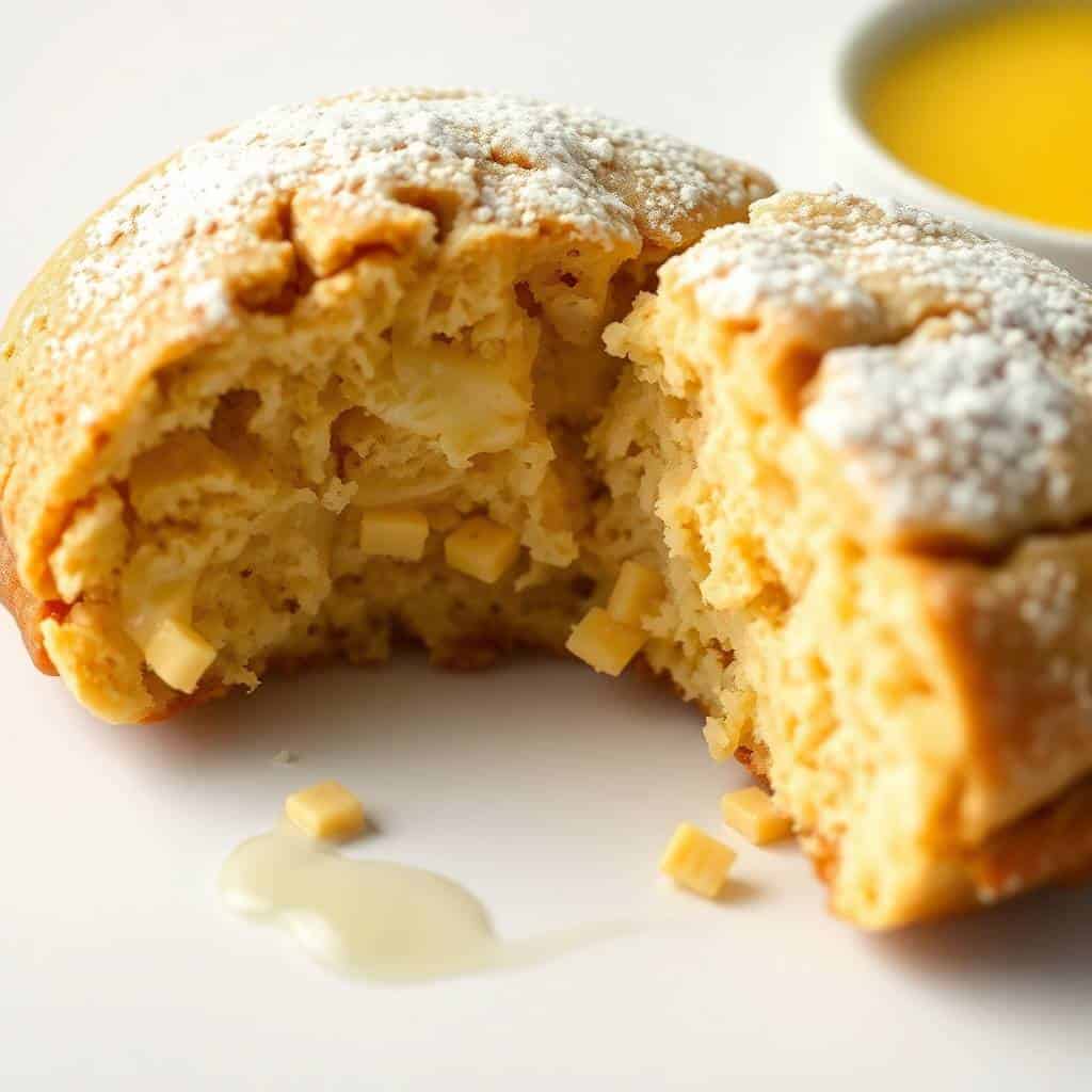 Kentucky Butter Cake Cookies stacked glazed Southern dessert cookies close up