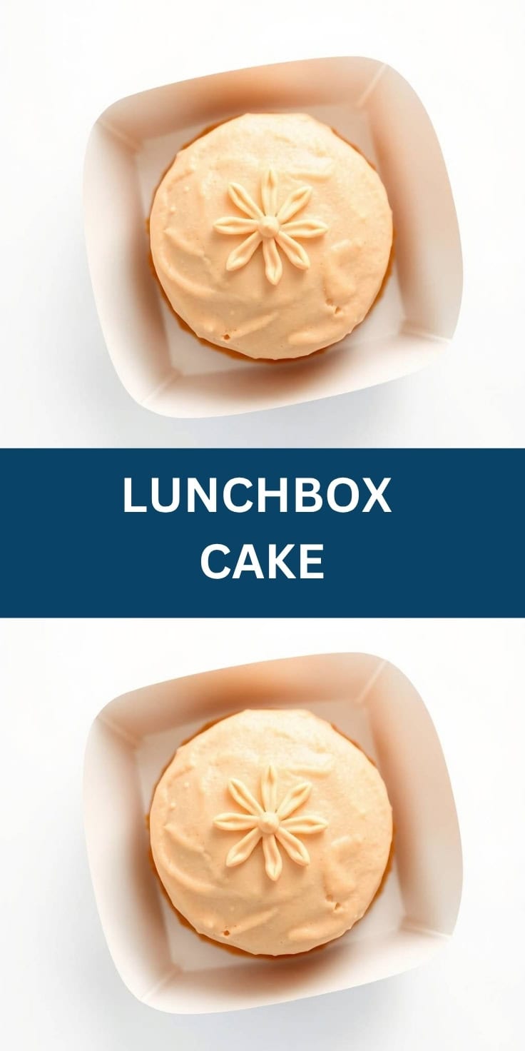 Lunchbox Cake finished mini frosted individual cake gift box birthday celebration