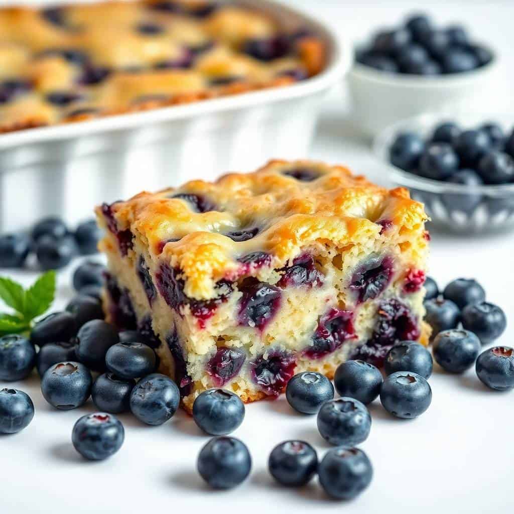 BLUEBERRY DUMP CAKE - Forfoodiefriends