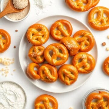 Delicious homemade soft pretzel bites with a golden crust and chewy interior, perfect for snacking o.