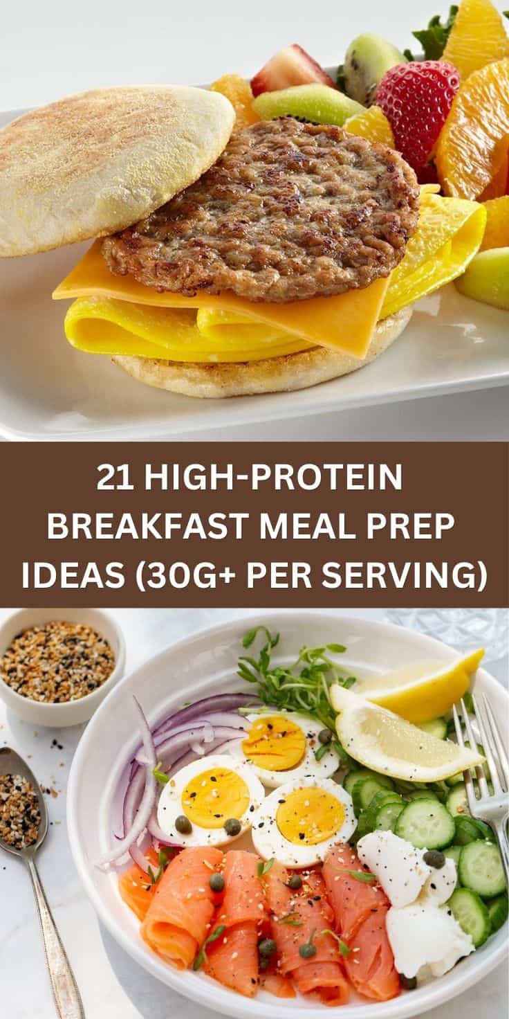 21 High-Protein Breakfast Meal Prep Ideas (30g+ Per Serving)